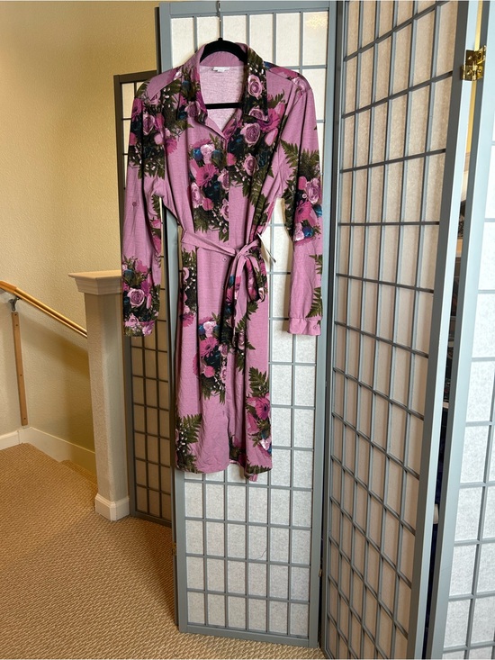 LuLaRoe Dresses & Skirts - NWT LuLaRoe Ellie Dusty Rose Floral Dress with Belt